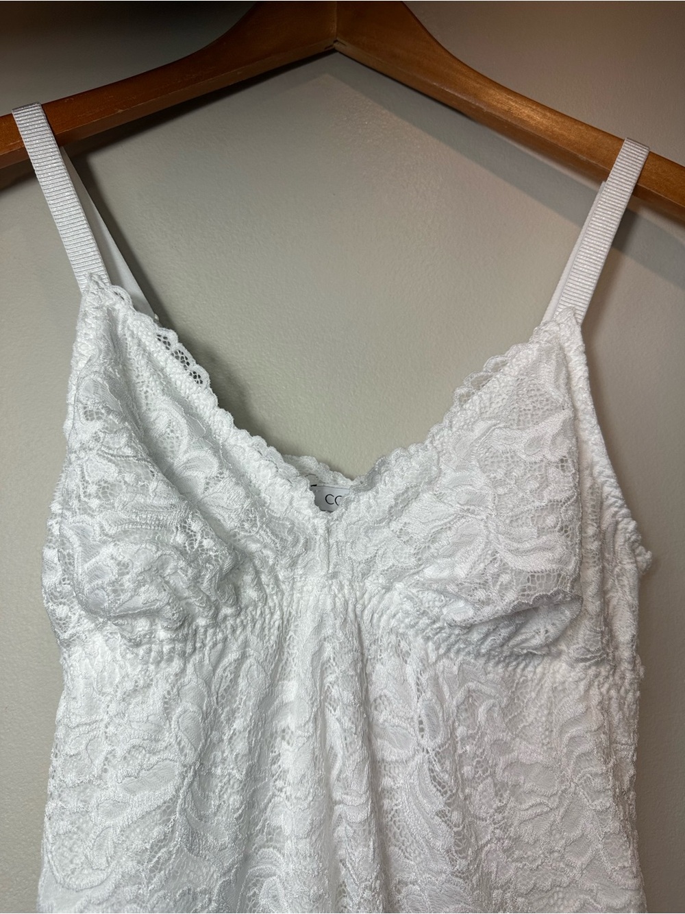 NWT Cosabella Jhansi White Lace Lined Slip Chemise Nightgown Size M - Picture 3 of 10